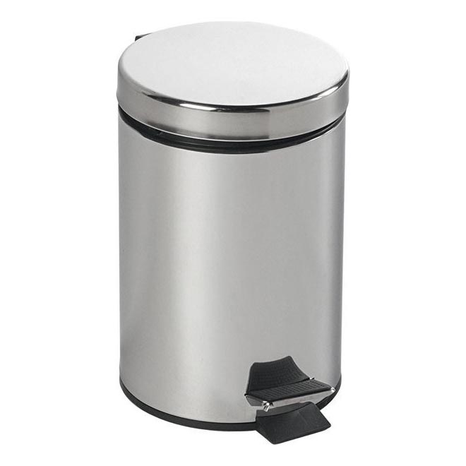 Aqualine - Soptunna SIMPLE LINE 3 l polerad rostfri