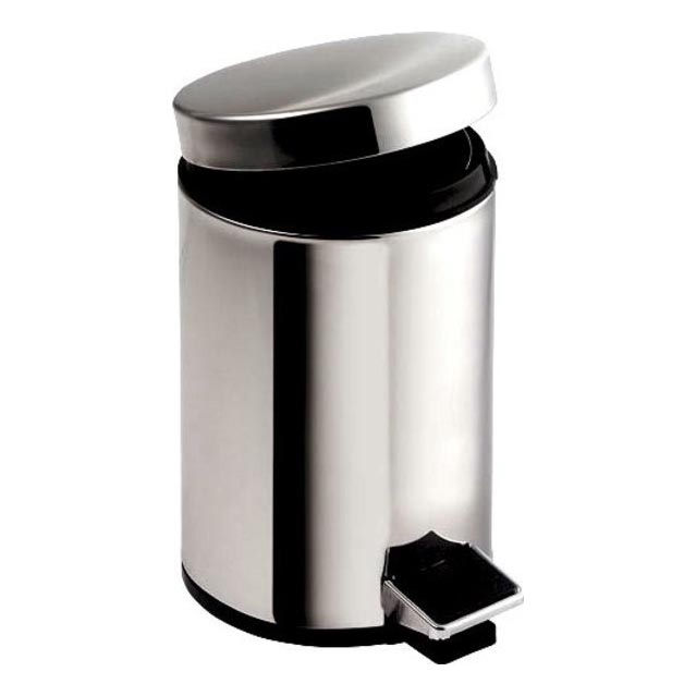 Aqualine - Soptunna SIMPLE LINE 5 l polerad rostfri