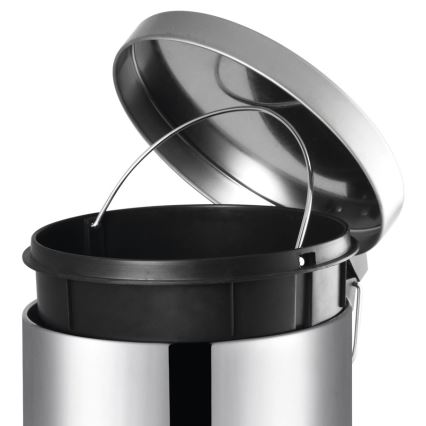 Aqualine - Soptunna SIMPLE LINE 5 l polerad rostfri