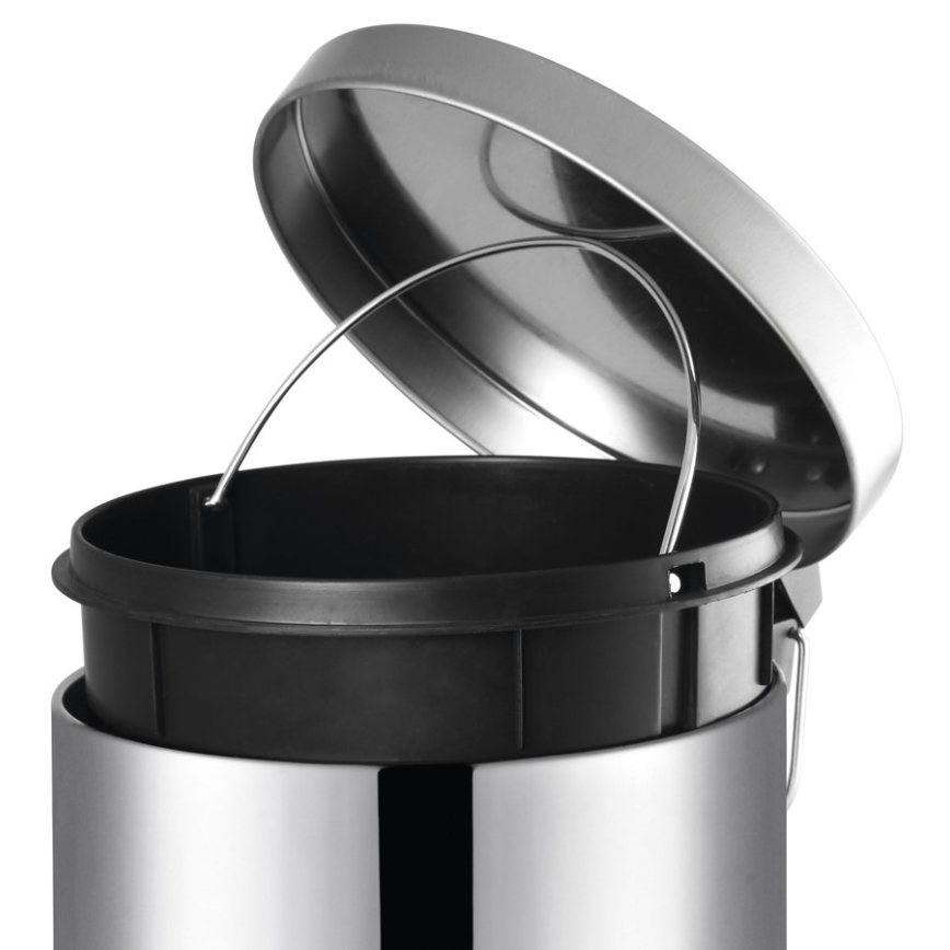 Aqualine - Soptunna SIMPLE LINE 5 l polerad rostfri