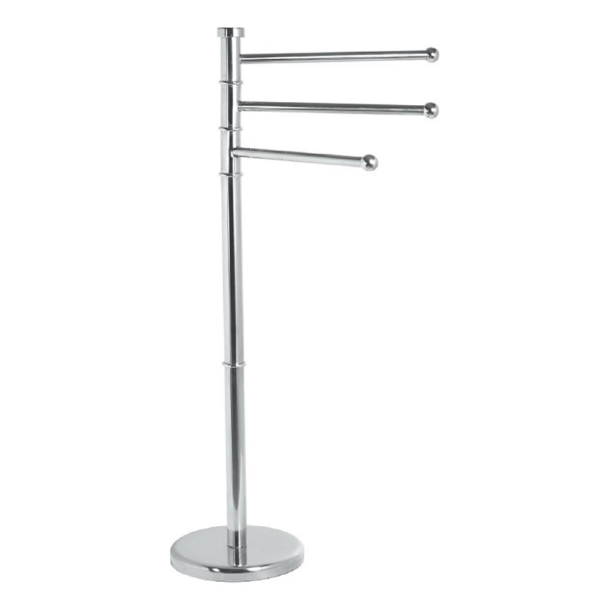 Aqualine - Stativ med handukshängare SAMBA 85,5 cm rostfri/skinande krom
