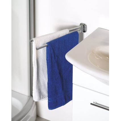 Aqualine - Vägghängare för handdukar RUMBA 45 cm skinande krom
