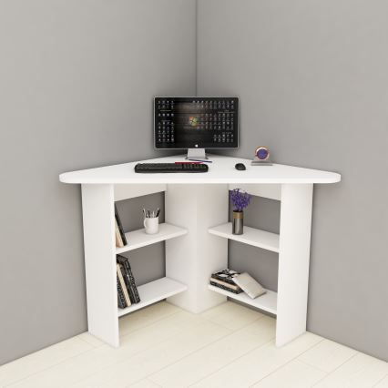 Arbetsbord CORNER 73,8x80 cm vit