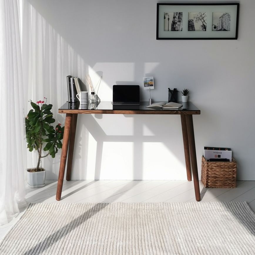 Arbetsbord COZY 73x110 cm tall/svart