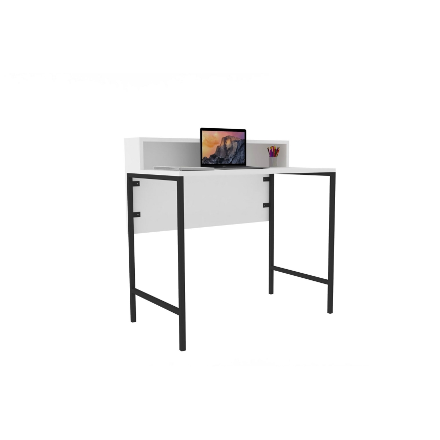 Arbetsbord USO 90,8x90 cm vit/svart