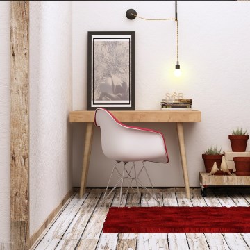Arbetsbord VALENCIA 74x100 cm beige