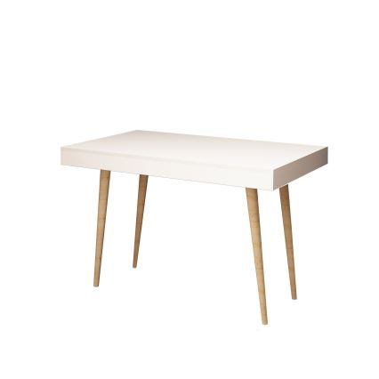 Arbetsbord VERONIKA 74x100 cm vit/beige