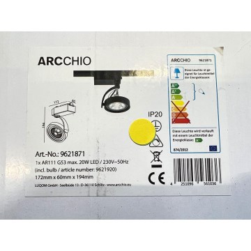 Arcchio - LED spotlight för skensystem RICK AR111 1xG53/13W/230V