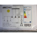 Arcchio - Ljuskrona med textilsladd JAIKA 3xE27/60W/230V