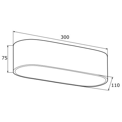 Argon 0907 - Taklampa TONI 2xE27/15W/230V silver
