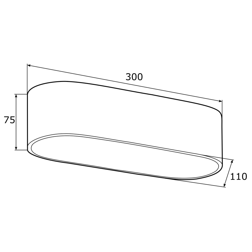 Argon 0908 - Taklampa TONI 2xE27/15W/230V guld