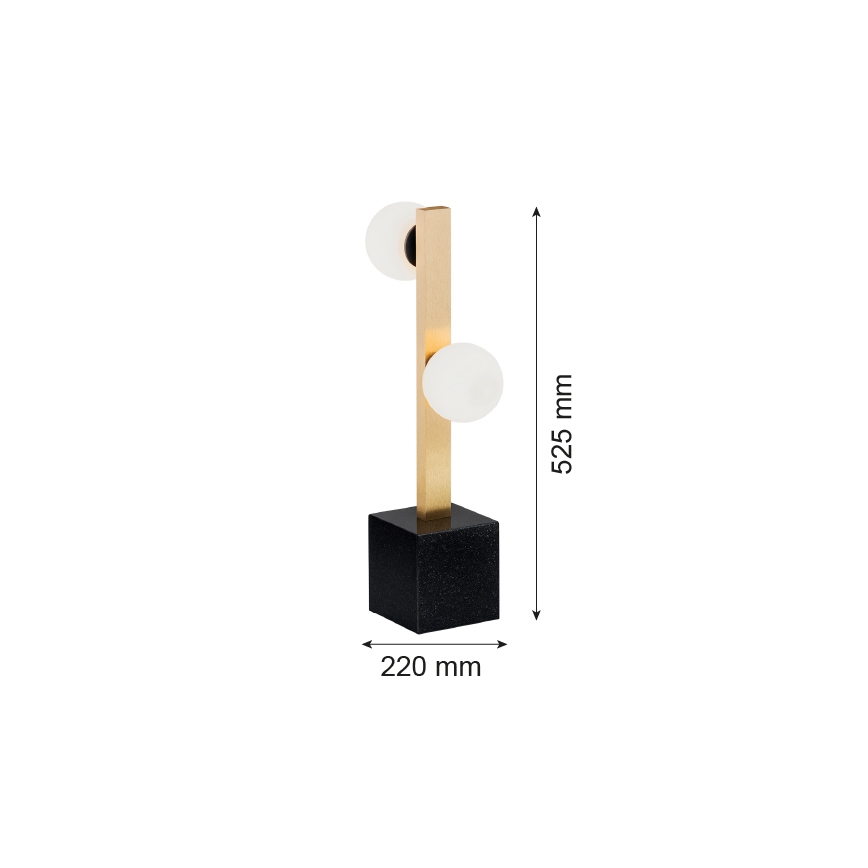 Argon 1044 - Bordslampa  FREEMONT 2xG9/5W/230V