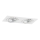 Argon 1046 - upphängd taklampa  OLIMP 2xGU10-AR111/12W/230V vit