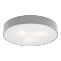 Argon 1187 - Taklampa DARLING 3xE27/15W/230V Ø 45 cm grå