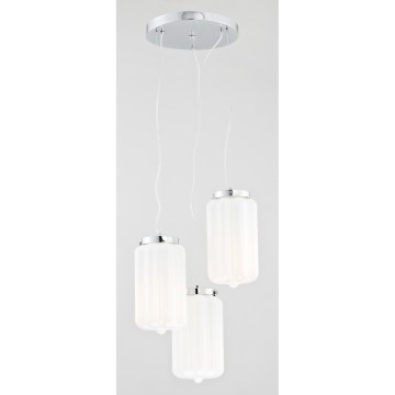 Argon 1287 - Hängande lampa BALI 3xE27/60W/230V