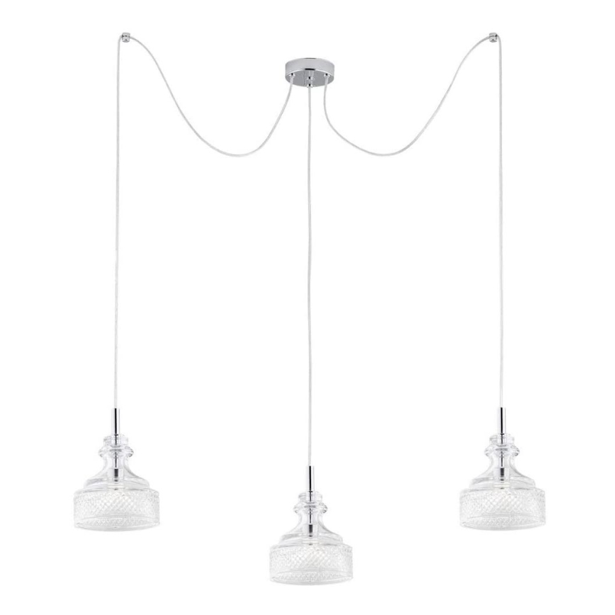 Argon 1354 - LED Ljuskrona med snöre TULUZA 3xLED/5W/230V