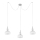 Argon 1354 - LED Ljuskrona med snöre TULUZA 3xLED/5W/230V