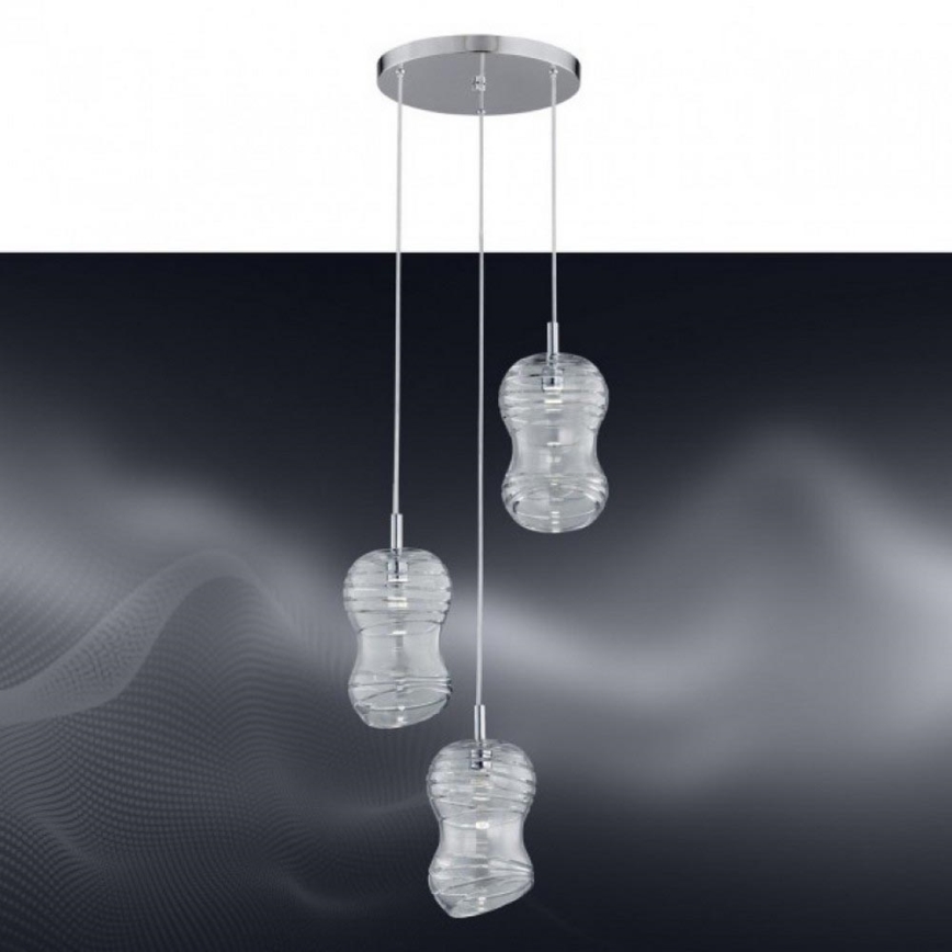 Argon 1356 - LED Ljuskrona med snöre COMO 3xLED/5W/230V
