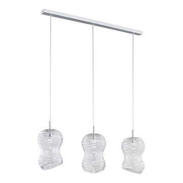 Argon 1366 - LED Ljuskrona med snöre COMO 3xLED/5W/230V