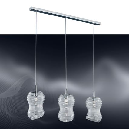 Argon 1366 - LED Ljuskrona med snöre COMO 3xLED/5W/230V