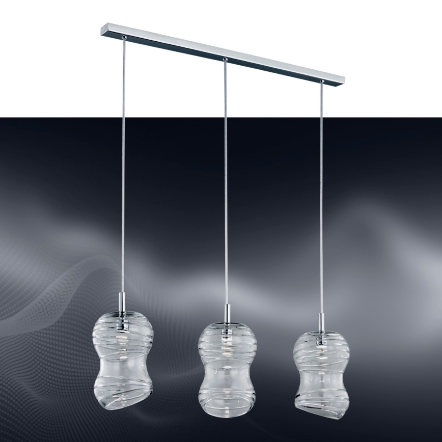 Argon 1366 - LED Ljuskrona med snöre COMO 3xLED/5W/230V