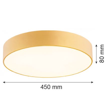 Argon 1458 - Takbelysning DARLING 3xE27/15W/230V guld