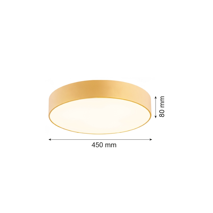Argon 1458 - Takbelysning DARLING 3xE27/15W/230V guld
