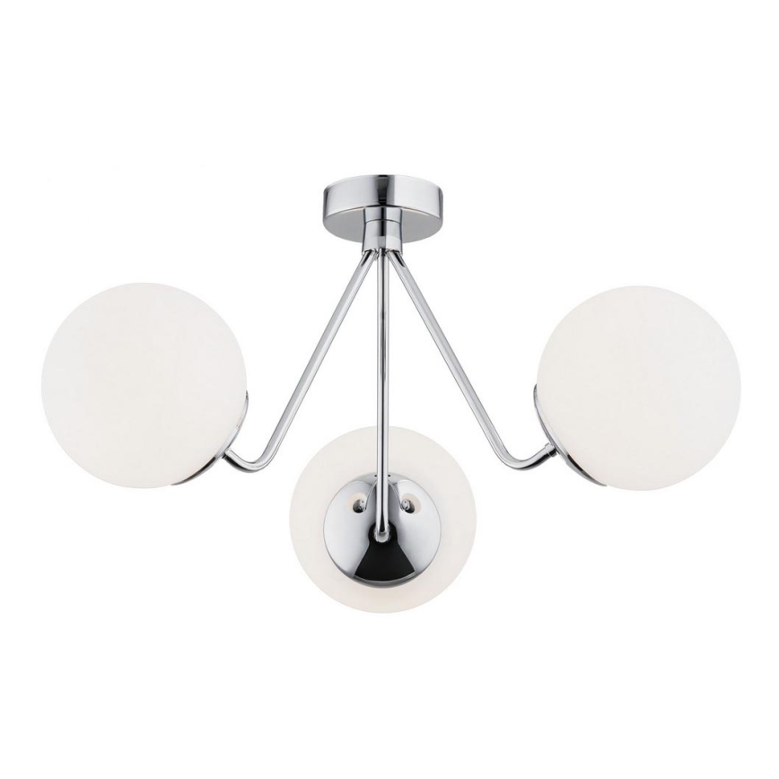 Argon 1477 - Surface-mounted ljuskrona TOMAR 3xE27/15W/230V skinande krom