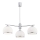 Argon 1487 - Pendelkrona MARBELLA 3xE27/15W/230V skinande krom