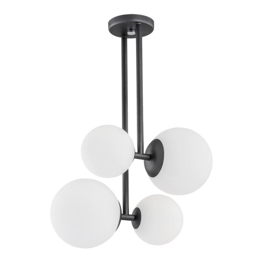 Argon 1645 - Pendelkrona ASPEN 4xE27/15W/230V antracit