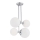 Argon 1646 - Pendelkrona ASPEN 4xE27/15W/230V skinande krom