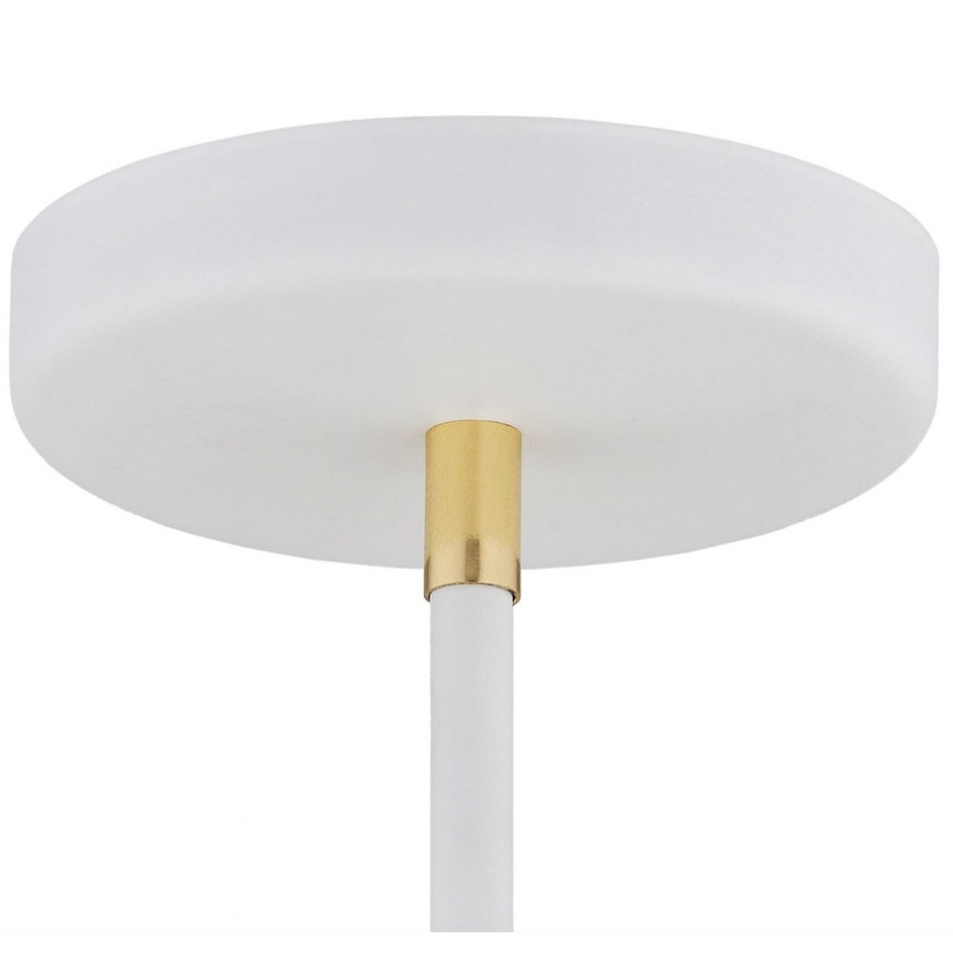Argon 1773 - Pendelkrona AVALONE 4xE27/15W/230V vit/gyllene