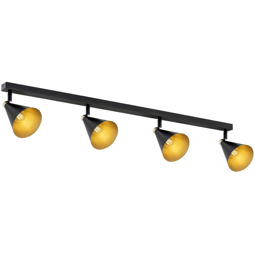 Argon 1817 - Spotlight LUCINDA 4xE14/7W/230V svart