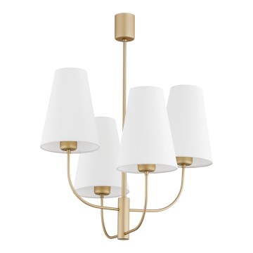 Argon 1821 - Pendelkrona SAFIANO 4xE27/15W/230V guld
