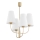Argon 1821 - Pendelkrona SAFIANO 4xE27/15W/230V guld
