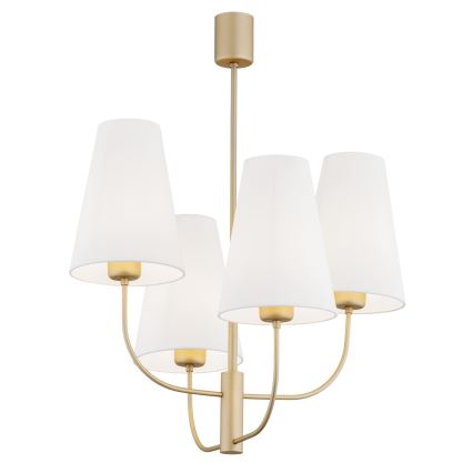 Argon 1821 - Pendelkrona SAFIANO 4xE27/15W/230V guld