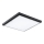 Argon 1826 - Taklampa CARLSON 4xE27/15W/230V 60x60 cm svart