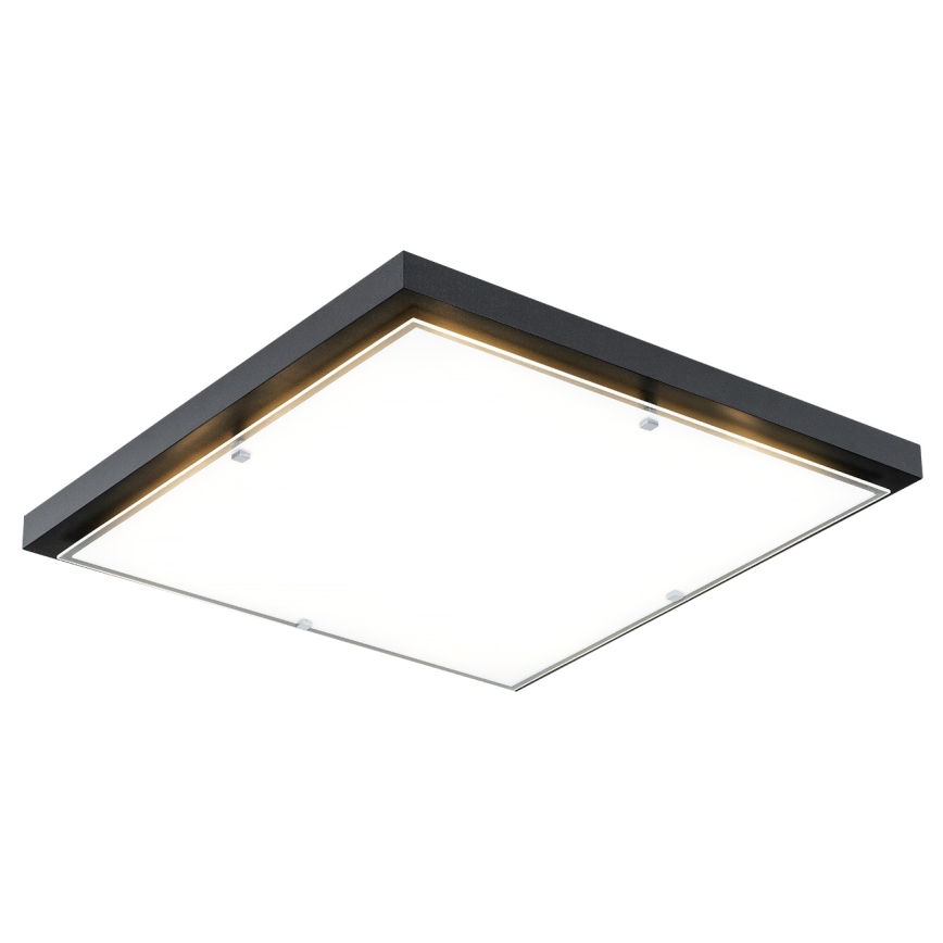 Argon 1826 - Taklampa CARLSON 4xE27/15W/230V 60x60 cm svart