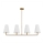 Argon 1828 - Pendelkrona SAFIANO 4xE27/15W/230V guld