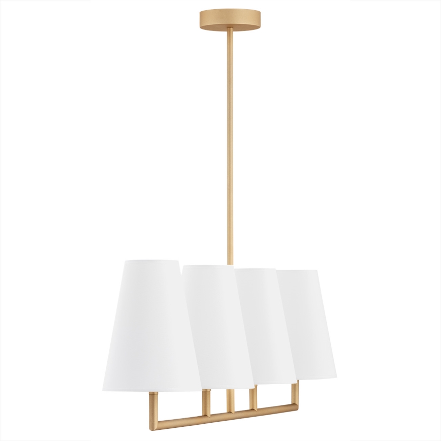 Argon 1828 - Pendelkrona SAFIANO 4xE27/15W/230V guld