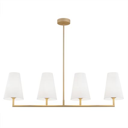Argon 1828 - Pendelkrona SAFIANO 4xE27/15W/230V guld