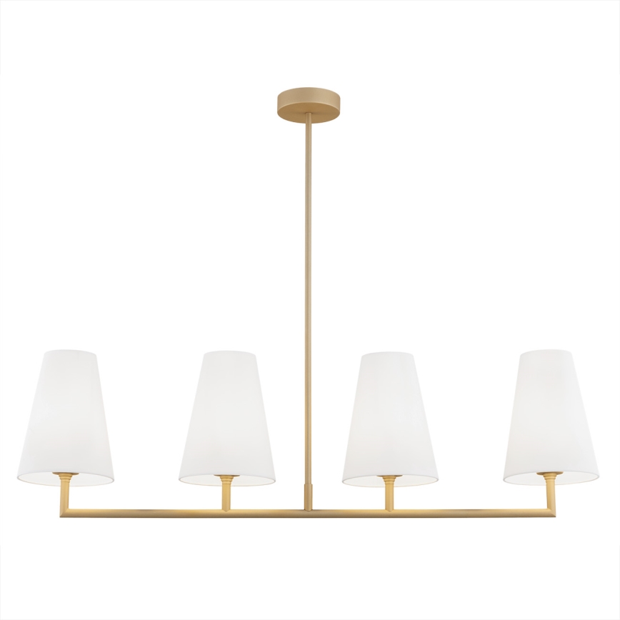 Argon 1828 - Pendelkrona SAFIANO 4xE27/15W/230V guld