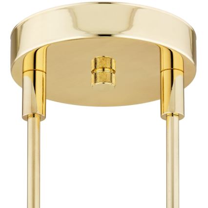 Argon 1840 - Pendelkrona ABSOS 4xE14/7W/230V alabaster guld