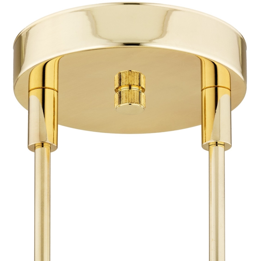 Argon 1840 - Pendelkrona ABSOS 4xE14/7W/230V alabaster guld