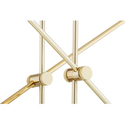Argon 1840 - Pendelkrona ABSOS 4xE14/7W/230V alabaster guld