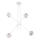 Argon 1841 - Pendelkrona ABSOS 4xE14/7W/230V alabaster vit