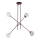 Argon 1842 - Pendelkrona ABSOS 4xE14/7W/230V alabaster brun