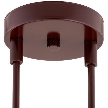 Argon 1842 - Pendelkrona ABSOS 4xE14/7W/230V alabaster brun