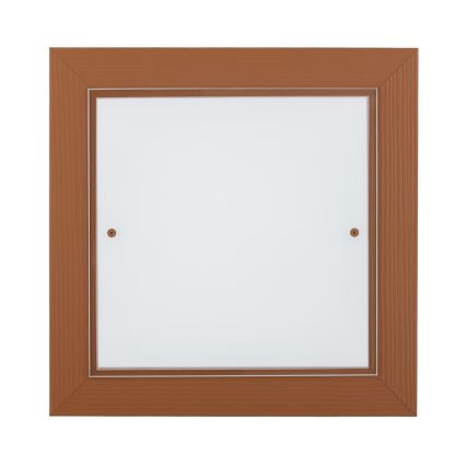 Argon 1867 - Taklampa TABOR 4xE27/15W/230V 42x42 cm i terrakotta