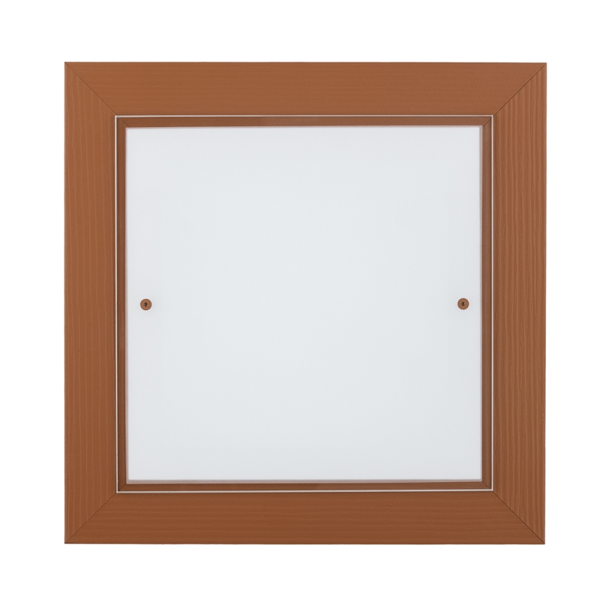 Argon 1867 - Taklampa TABOR 4xE27/15W/230V 42x42 cm i terrakotta